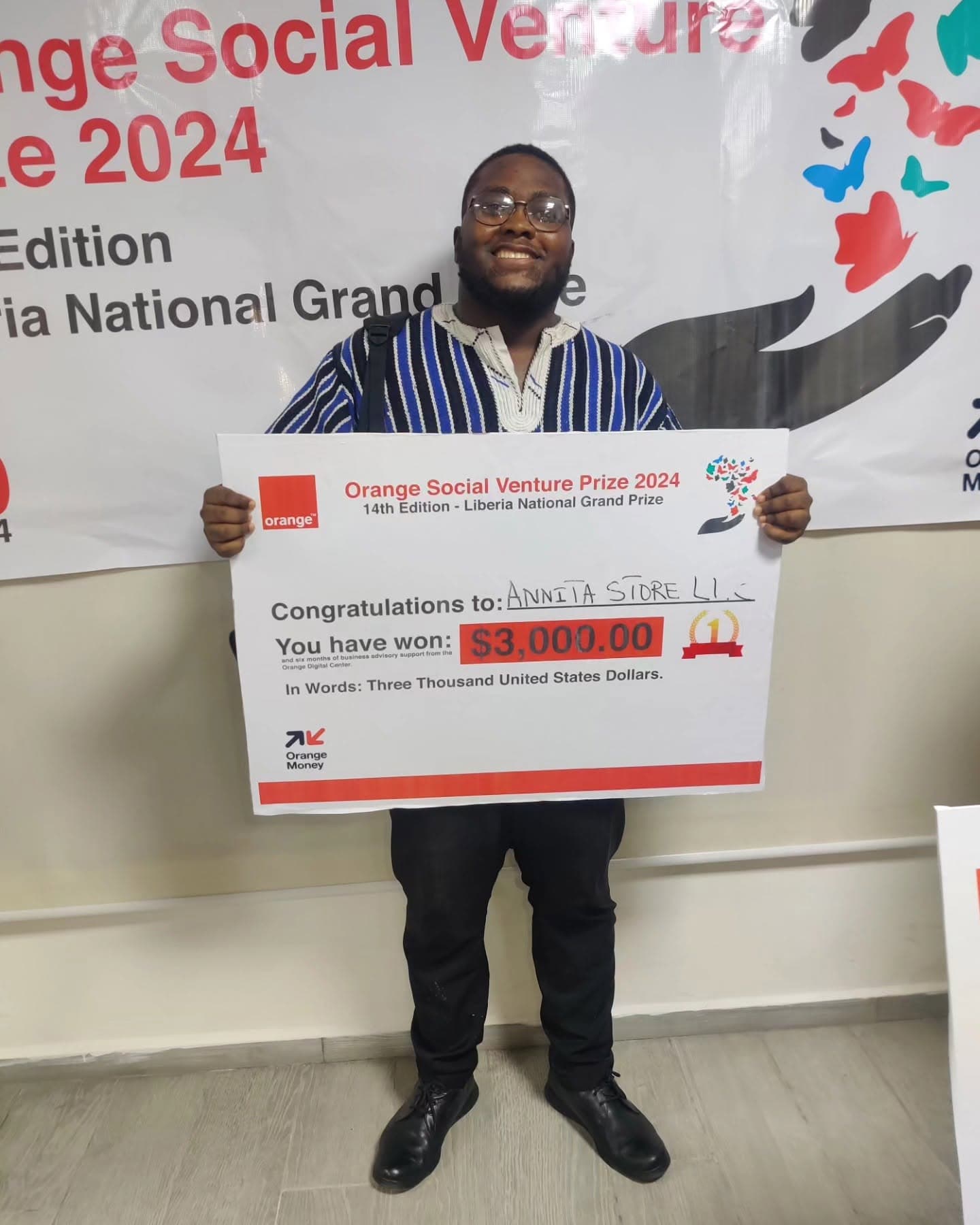 Orange Social Venture Prize 2024 — 1st Place Winner Liberia
