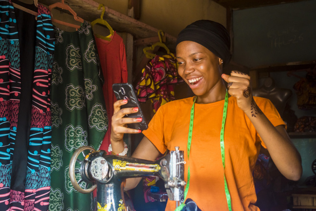 Senegalese textile workshop